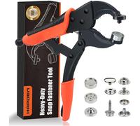 Pinza bottoni automatici, set 40, metallo, riparazione barche, tessuti