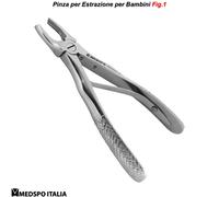 Pinza Chirurgica Pediatrica Dentale Pinze per Estrazione Bambini Fig. 1 Pedo CE