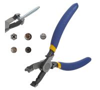 Pinza combinata multifunzionale, estrattore per viti, pinza universale con scanalature verticali per allentare rapidamente viti danneggiate, per casa, officina