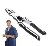 Pinza combinata, pinza lineare, cavo in acciaio multifunzione da 9 pollici, crimpatrice piatta, utensile da taglio per cavi