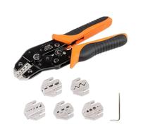 Pinza crimpatrice a cricchetto con ganascia 8B for JST MOLEX a canna aperta, non isolata, terminali a testa, connettori coassiali solari(SN-68B 5JAW)