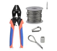 Pinza crimpatrice ad alta efficienza con manicotti in alluminio fino a 2,2 mm, per lenze da pesca e progetti artigianali Swager e crimpatrice