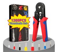 Pinza Crimpatrice Capicorda Professionale Kit Elettricista completo 1200pz