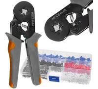 Pinza Crimpatrice Capicorda Professionale Kit Elettricista Completo Cavi 500 PZ
