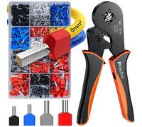 Pinza Crimpatrice Capicorda Set di pinze a crimpare a doppio filo 0,08-16mm² Set