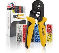 Pinza Crimpatrice Capicorda,Terminale Isolato 0.25-10 Mm² Con 1200 Pezzi ✅