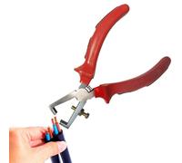 Pinza Crimpatrice Cavi, Pinza Crimpatura Regolabile, Tagliacavo Multifunzione per Elettronica Auto Industriale Commerciale Elettricista