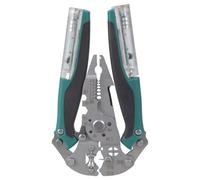 Pinza crimpatrice compatta pieghevole per cavi e crimpatura, strumento manuale con tester di tensione integrato per uso multiplo, strumento manuale portatile