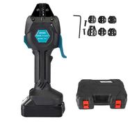 Pinza crimpatrice elettrica senza fili con 6 matrici, potenza 16 KN, batteria ricaricabile, protezione quadrupla, ideale per elettricisti e lavori di manutenzione