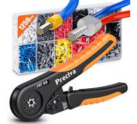 Pinza Crimpatrice Esagonale a Doppio Filo,Preciva Pinza Crimpatrice Capicorda 0,