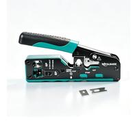 Pinza crimpatrice Ethernet modulare tutto in uno RJ45 passante Cat5 Cat6 Cat7
