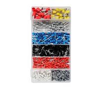 pinza crimpatrice, HSC8 6-4 Pinza a crimpare 0,08-10 mm² Spellafili a Puntale Tipo Tubo Ago manuale autoregolante 1200 Terminali Kit