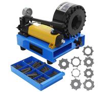 Pinza crimpatrice idraulica con 8 matrici, crimpatrice manuale ad alta pressione, pressione del sistema 40MPa - Macchina di crimpatura portatile per assemblaggio tubi flessibili
