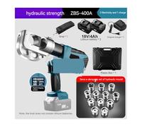 Pinza crimpatrice idraulica elettrica in rame e alluminio caricata elettricamente Pinza crimpatrice idraulica ricaricabile al litio da 18 V per Terminali in Rame(ZBS-400A)