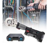 Pinza crimpatrice idraulica elettrica, kit crimpatrice per cavi per terminali in rame e alluminio da 16-300 mm², crimpatrice idraulica resistente per collegamenti elettrici