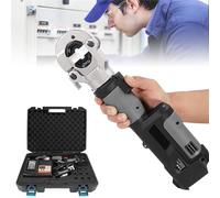 Pinza crimpatrice idraulica, pinza ricaricabile alimentata a batteria per terminali in rame e alluminio, crimpatura efficiente dei cavi per lavori elettrici professionali