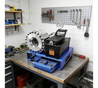 Pinza crimpatrice idraulica resistente con 8 matrici magnetiche, crimpatura ad alta pressione per linee AC, linee del carburante, impianti idraulici automobilistici e industriali, serbatoio dell'olio