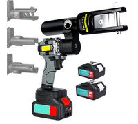 Pinza crimpatrice idraulica, senza fili, con batteria da 5,0 Ah, motore brushless in rame puro, velocità 3000/min, ideale per applicazioni elettriche e industriali