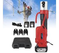 Pinza crimpatrice idraulica senza fili, pressione massima: 38 kN, corsa di lavoro: 42 mm, adatta per tubi in acciaio inossidabile/rame da 12-54 mm, include batteria da 4,0 Ah