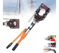 Pinza crimpatrice idraulica - Tagliacavi manuale con valvola di sicurezza per rame, alluminio e cavi corazzati, taglia fino a 95 mm