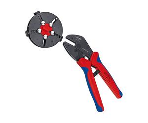 PINZA CRIMPATRICE KNIPEX Knipex 97 33 01 - Acciaio, 250 mm, Impugnatura Multicomponente, Spellafili Professionale Singolo