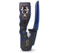 Pinza Crimpatrice Passante Professionale Acciaio RJ45 Idonea per plug CAT.5e, CAT.6, CAT.7