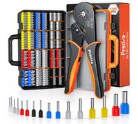 Pinza Crimpatrice per Capicorda 0,08-16mm² 1500 Pezzi Puntalini Elettrici