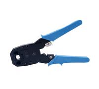 Pinza crimpatrice per cavi Cat5e/Cat6, connettori RJ45/RJ11 in acciaio con manico ergonomico spellacavi preciso