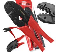 Pinza crimpatrice per cavi conduttori morsetti singoli doppi isolati0,5-6 mm