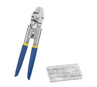 Pinza crimpatrice per cavi metallici, per cavi da pesca e anelli in alluminio, fino a 2,2 mm