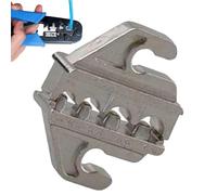 Pinza crimpatrice per cavi, ricambio professionale, acciaio al carbonio trattato termicamente, denti modellati ad alta precisione portatili | Connessioni elettriche affidabili per terminali isolati