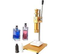 Pinza crimpatrice per fiale e tappatrice per bottiglie ad altezza regolabile | Strumento di sigillatura professionale per bottiglie di prodotti chimici, profumi e oli essenziali