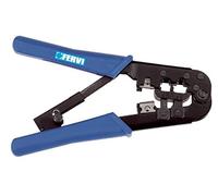 FERVI PINZA CRIMPATRICE PER CRIMPARE CONNETTORE LAN TELEFONO RJ11 RJ12 RJ45