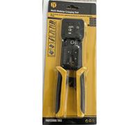 PINZA CRIMPATRICE PLUG PASSANTI PASSTROUGHT PLUG RJ45 6P 8P CRICCHETTO PROFESS