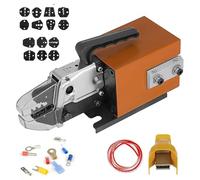 Pinza crimpatrice pneumatica for terminali, pinza crimpatrice for cavi alimentata ad aria compressa da 1,3T con 15 set di matrici, stampi for crimpatura di terminali fino a 16 mm²