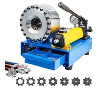 Pinza crimpatrice pneumatica manuale per tubi idraulici, con gamma di 6-25 mm, ideale per riparazioni di tubi industriali e automobilistici