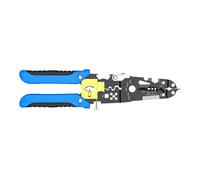 Pinza crimpatrice professionale a 29 funzioni con manico antiscivolo e riduzione della fatica per lavori di cavi elettrici, spelafili per elettricisti professionali