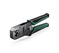 Pinza crimpatrice RJ45 per cavi di rete, colore verde