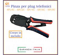 Pinza crimpatrice rj45 rj11 lan universale per plug ethernet professionale cat 6
