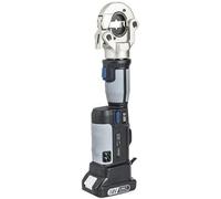 Pinza Crimpatura Idraulica Elettrica 60KN a Batteria, con 11 Matrici per Tubi Rame e Alluminio 16-300mm², Operazione a Un Pulsante - Crimpatrice Senza Fili Professionale per Idraulica ed Elettricista