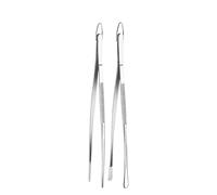 Pinza Cucina 2 pinzette sottili, extra lunghe in acciaio inox for cucinare, pesce e barbecue