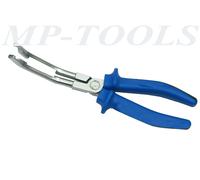 PINZA CURVA BECCO LUNGO PER CAPPUCCI RIMOZIONE CANDELE CAPPUCCI 235mm