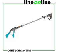 Gardena Grabber 4 in 1: pinza ergonomica, attrezzo da giardino multifunzione per afferrare, infilzare, rastrellare e raschiare i rifiuti in giardino (11700-20)