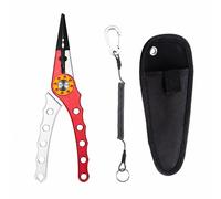 Pinza da Pesca Apertura Una Mano Lega di Alluminio per Esche Setup per linea