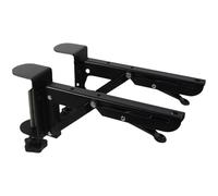 Pinza di estensione da scrivania - Supporti di estensione da scrivania senza perforazione | Supporto per poggio a mano pieghevole senza punzone, 2 pezzi | Supporto di estensione per desktop per