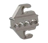 Pinza di ricambio per crimpatrice per cavi, ganascia in acciaio al carbonio, versatile set di per terminali a barilotto aperto, strumento di modellatura di precisione per elettricisti e tecnici