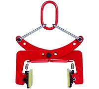 Pinza di sollevamento con apertura verticale for piastre, utilizzata for sollevare e trasportare piastre e strutture in acciaio.(8in)