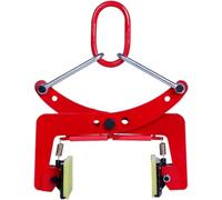 Pinza di sollevamento con apertura verticale for piastre, utilizzata for sollevare e trasportare piastre e strutture in acciaio.(8in)