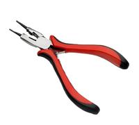 Pinza diagonale for fili, bocca rotonda, piegata, lunga, con becco ad ago, utensile for artigianato, perline, for piccoli gioielli, pinze e utensili(Short Round Nose)