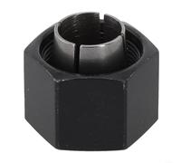 Pinza e dado di ricambio per router in metallo per serie Dw621 Dw616 Dw618 e Bosch 1613 1617 1618 1619 sostituisce la parte 2610906283 2610906284 2610906287 326286-03 Finitura nera 1/4 Dimensioni